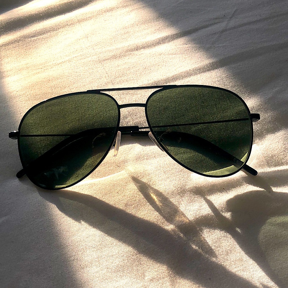 Saint Laurent Classic 11 Aviator Sunglasses